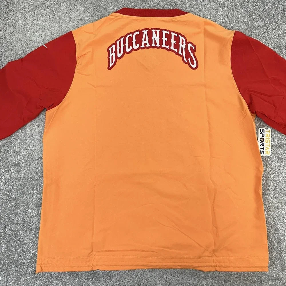 Tampa Bay Buccaneers Pullover Jacket Mens XL Orange Creamsicle NFL Football Nike